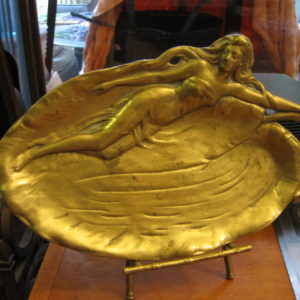 Art Nouveau Lady Tray