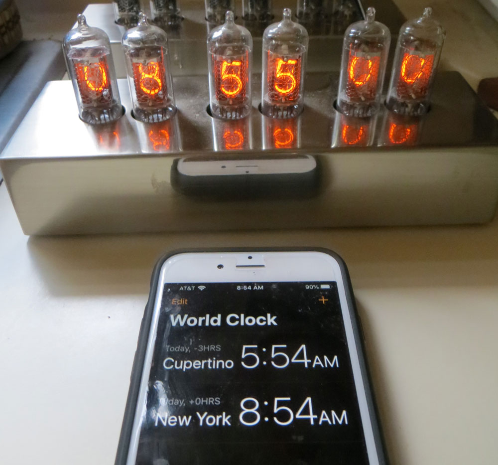 Karlsson Nixie Clock by Peter van der Jagt 1997