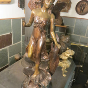 bronze fairy statue