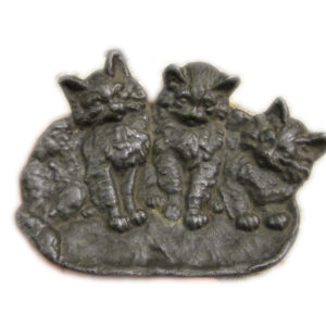 Antique Cats Kittens Pin Tray