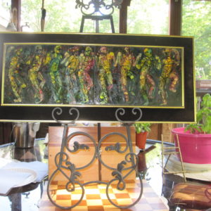 Mid Century Ceramic Tile Art