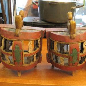 Pair of Carnival Circus Cages