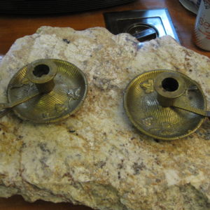 Brass Continental Candle Holder Set