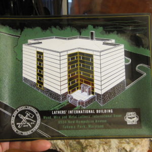 union commemorative glass tray