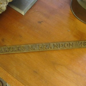 brandon metal nameplate
