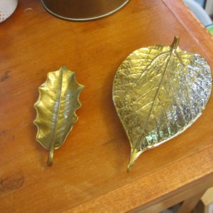 Virginia Metalcrafters Leaf Sculptures