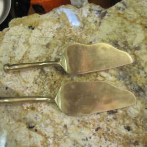 Vintage Pair Of Izabel Lam Cake Servers