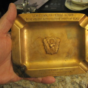 ELKS Lodge 1901 Ashtray