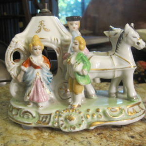 Schor Parcraft Horse & Carriage Lamp