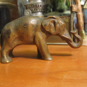 Miniature Bronze Elephant