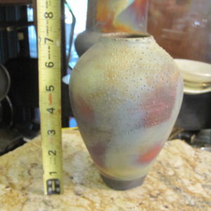 Art Pottery Raku Vase