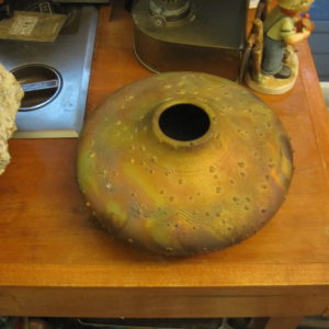 Norman Raku Art Potter Vessel