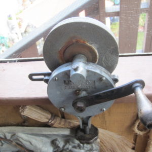 Keyco Hand Crank Bench Grinder