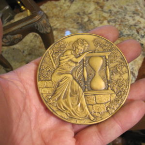 Franklin Mint Calendar Art Medal Goddess of Time