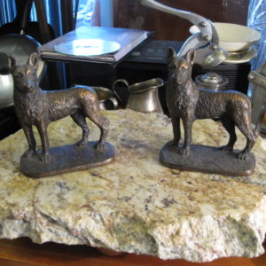 German Shepard Bookends 1929