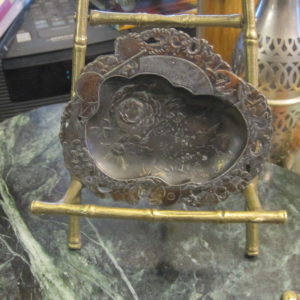 Art Nouveau 115 Year Old Rose Pin Tray