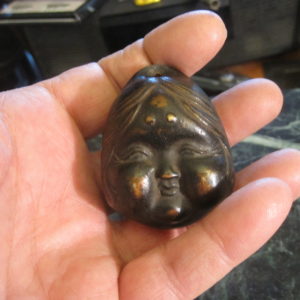 Netsuke of Kyōgen Usume Bell