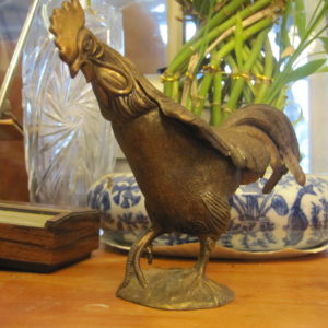 Rooster Ashtray Trinket Box