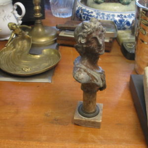 1800s Art Nouveau Miniature Bust