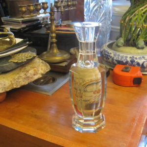 Inside Painted Crystal Vase