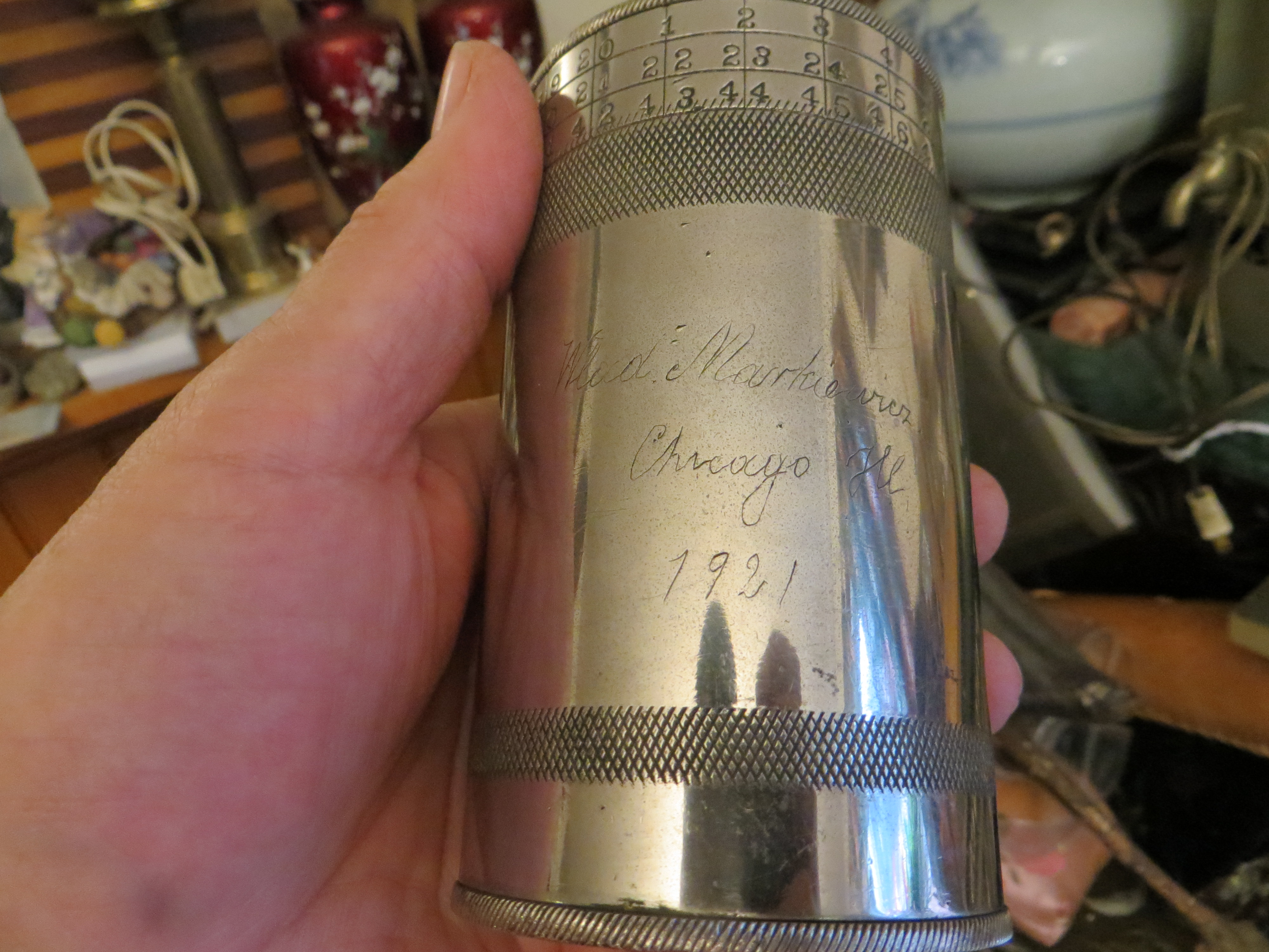 Antique Drill Bit Dispenser