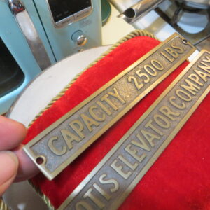 Otis Elevator Company Nameplates Emblems or Plaques
