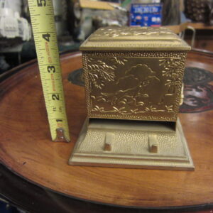 Antique Vintage Cigarette Dispenser Story Box