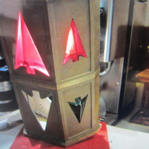 Art Deco Elevator Indicator Light Heavy Bronze w/ Up & Down Arrows Architectural Salvage