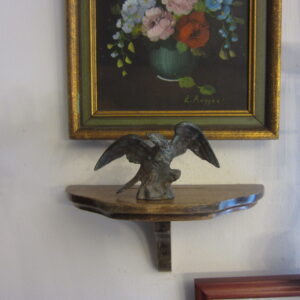 Spread Winged Eagle, Old Brass Finial Topper