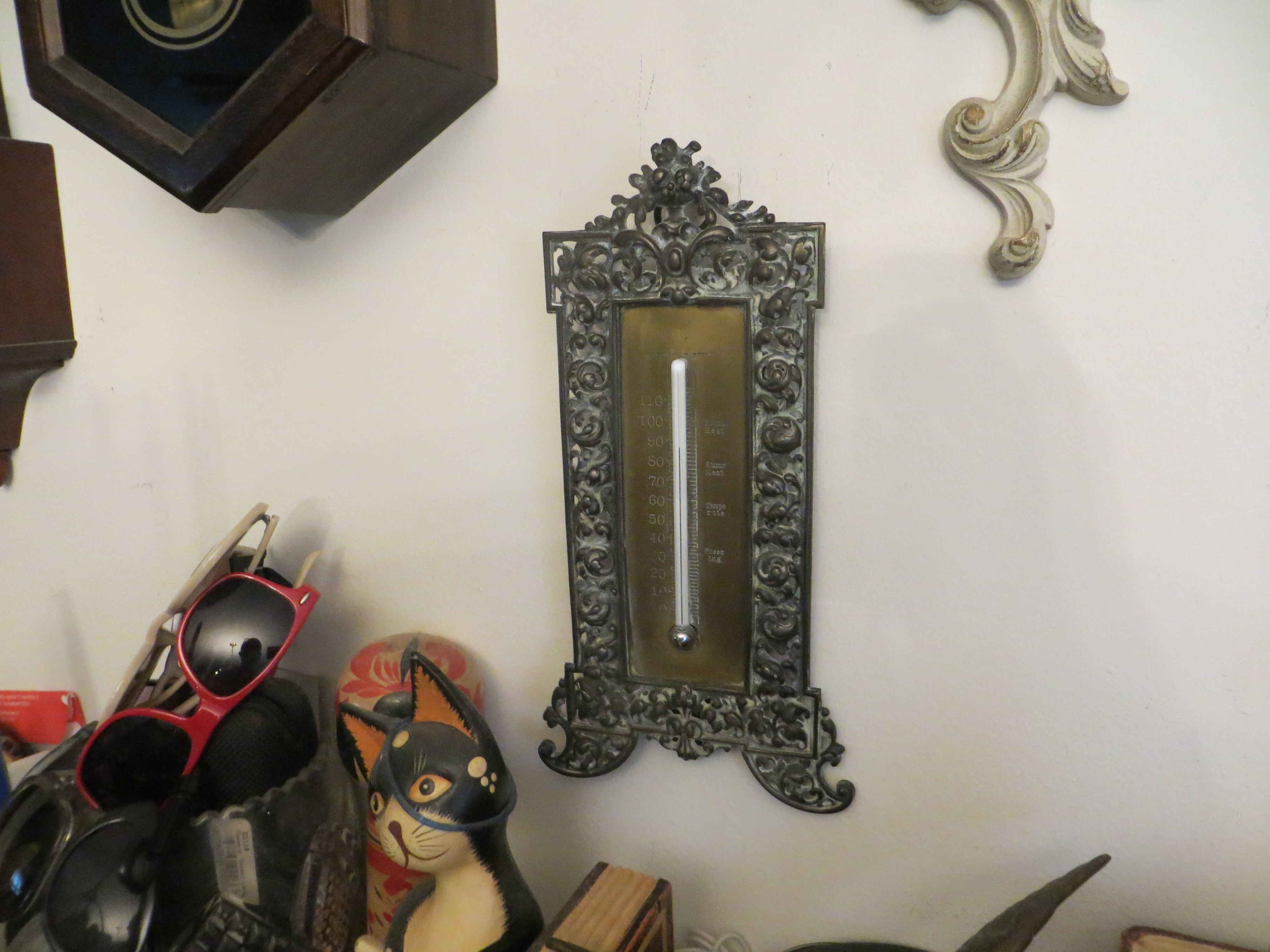 Bradley Hubbard Art Nouveau Thermometer