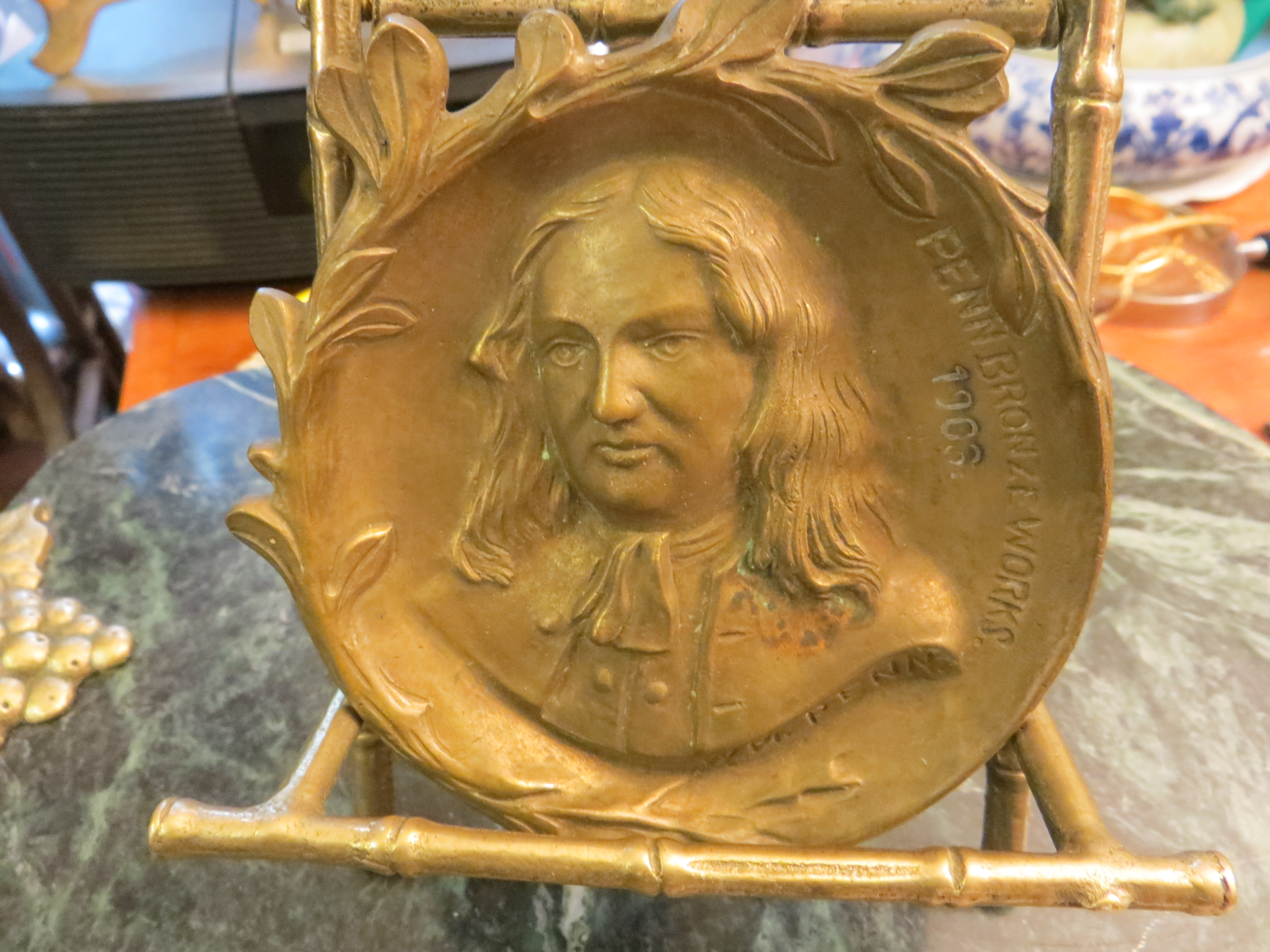 William Penn Commemorative Victorian Pin Tray