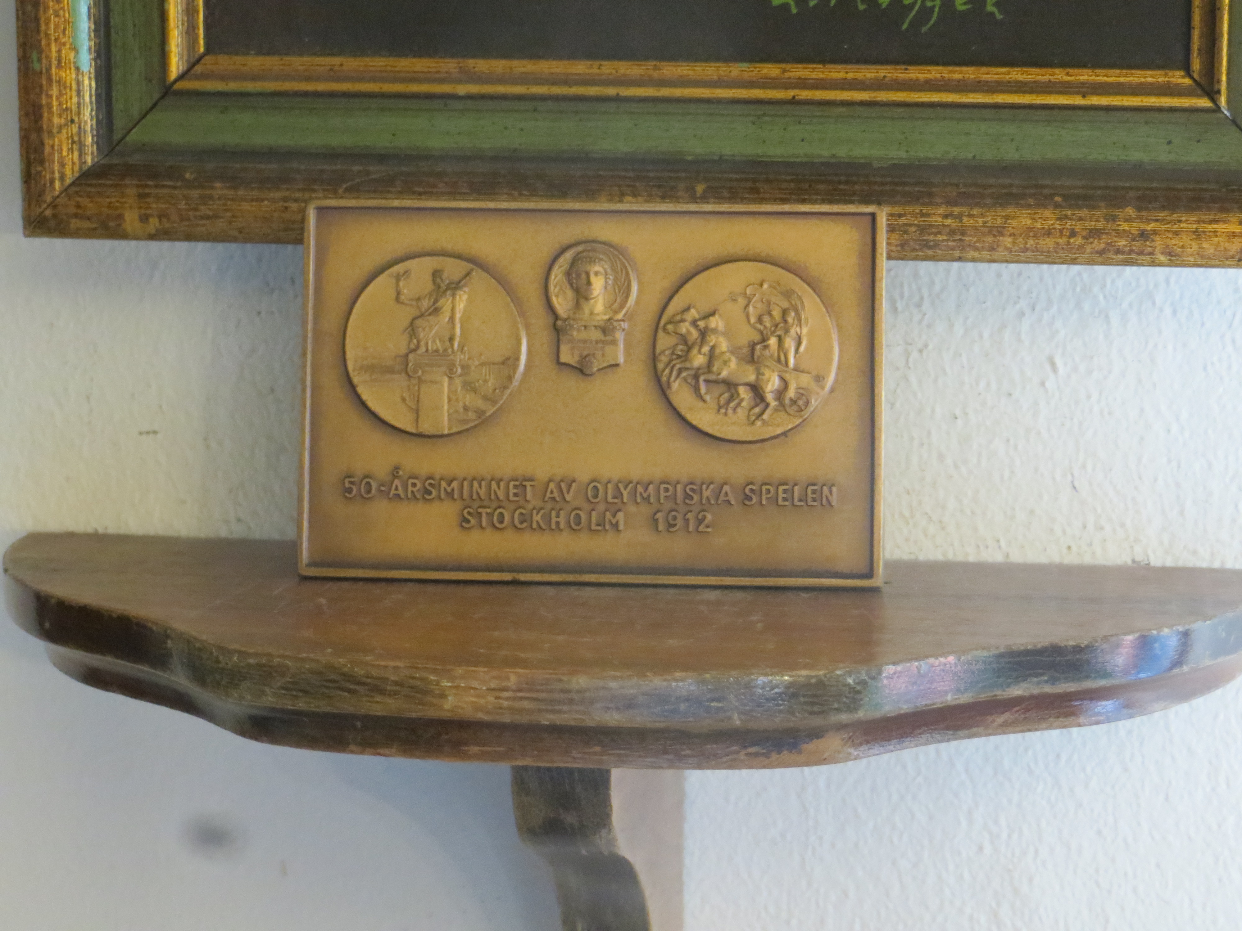 Sweden 50th Anniversary of the 1912 Olympics Plaque