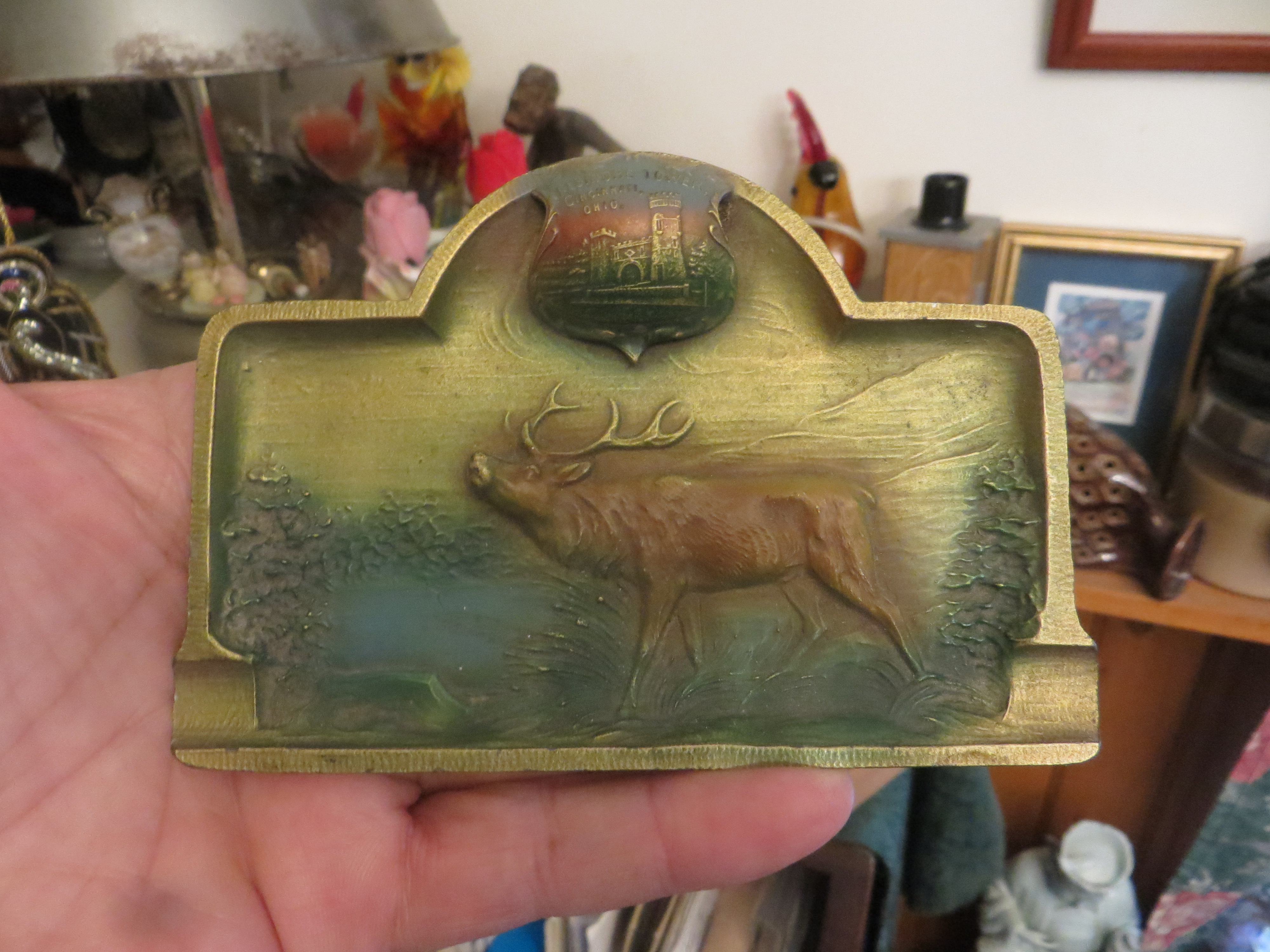 Cincinnati Ohio Elsinore Tower Deer Trayy