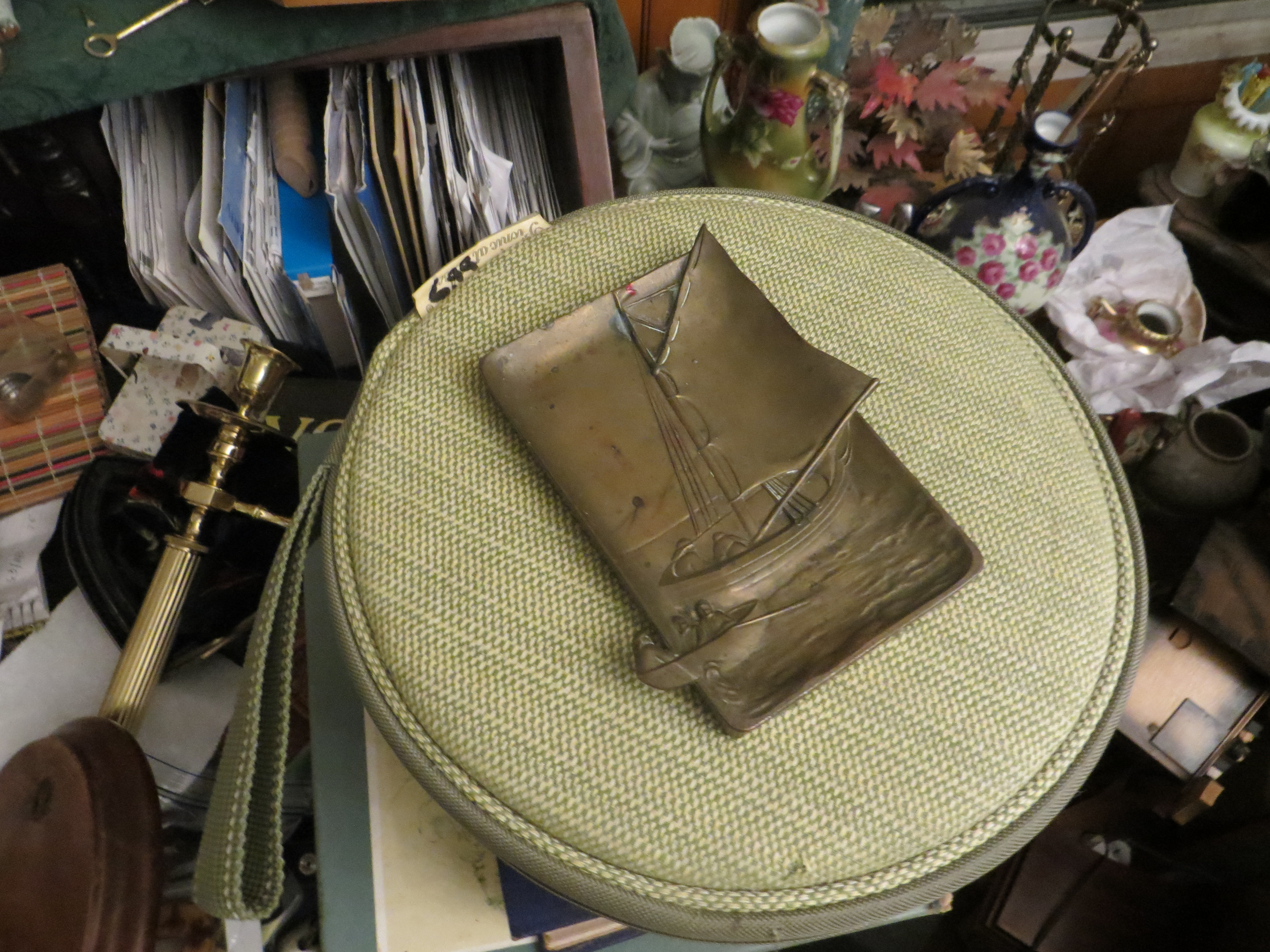 Antique Jenning Brothers Nautical Maritime Whaling Ship Tray