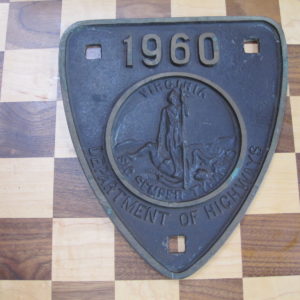 Virginia Highway Plaque