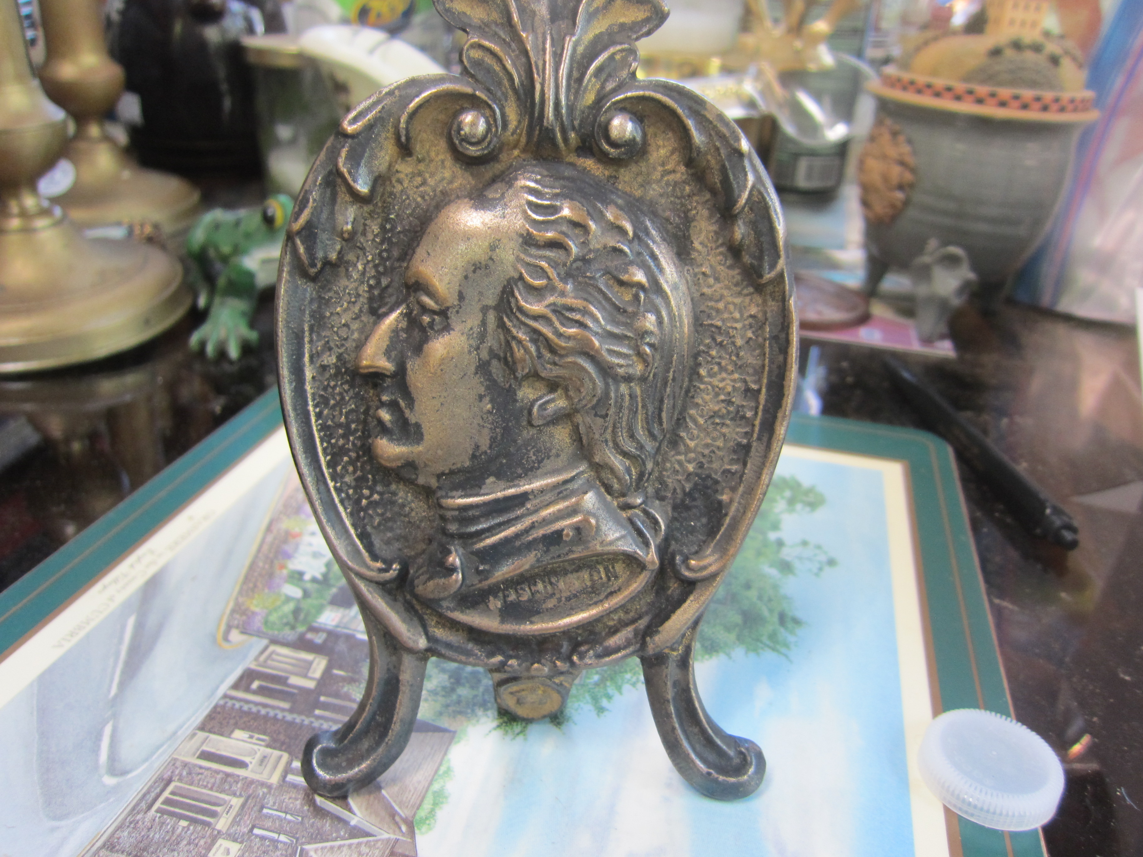 George Washington Bronze Portrait Plaque