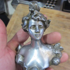Late 1800s Art Nouveau Miniature Bust