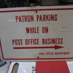 Vintage Post Office Metal Sign Scioto Sign Co