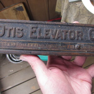 Otis Elevator Controller Upright Motor Plaque