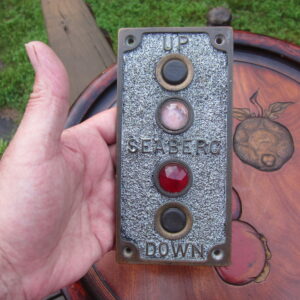 Seaberg Elevator Call Button - Up Down -Antique