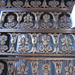 Rare Cast Bronze Architectural Relief Frieze Set of 4