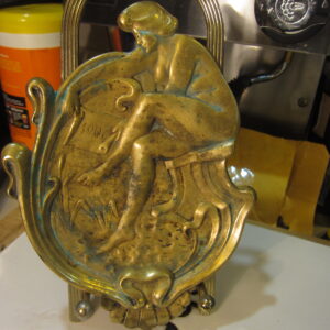 Vintage Metal Nude Tray, Schlick Budapest, Historic Company