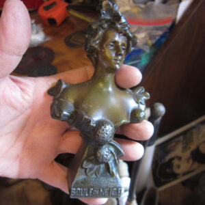 Late 1800s Art Nouveau Miniature Bust