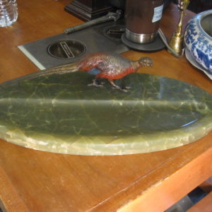 Onyx Pheasant Pen Tray