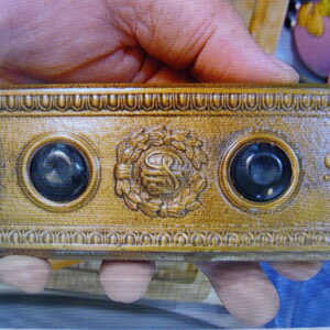 Call Button, Otis Elevator, Antique Bronze Building Hardware